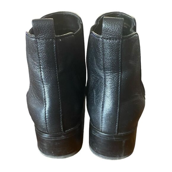 Cole Haan Landsman Wm’s Sz 8.5B Black Pebble Leather Goring Ankle Bootie Boots - Picture 5 of 7